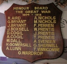 Rosemount Honour Board